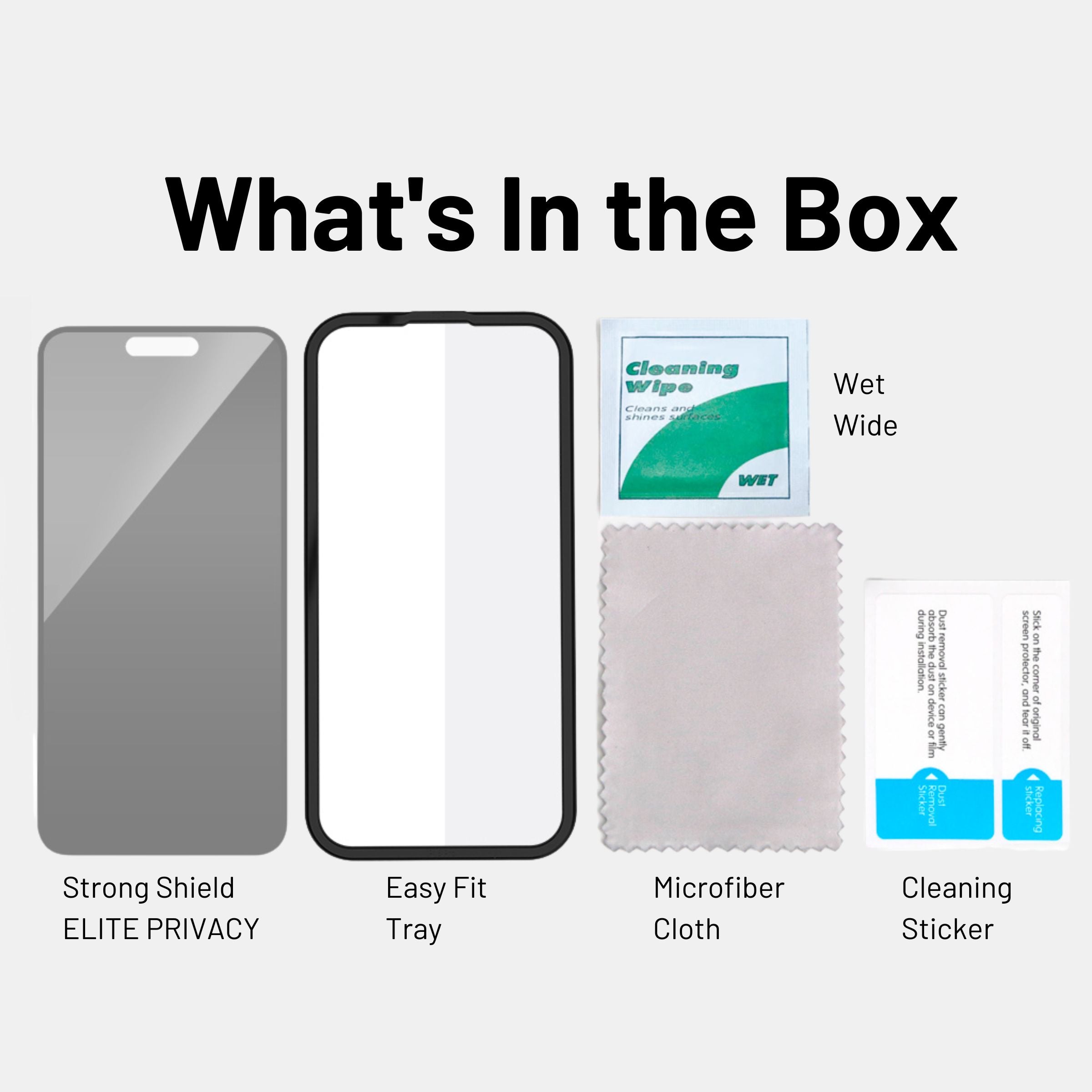 Anti-fingerprint surface wipe demonstration on privacy glass