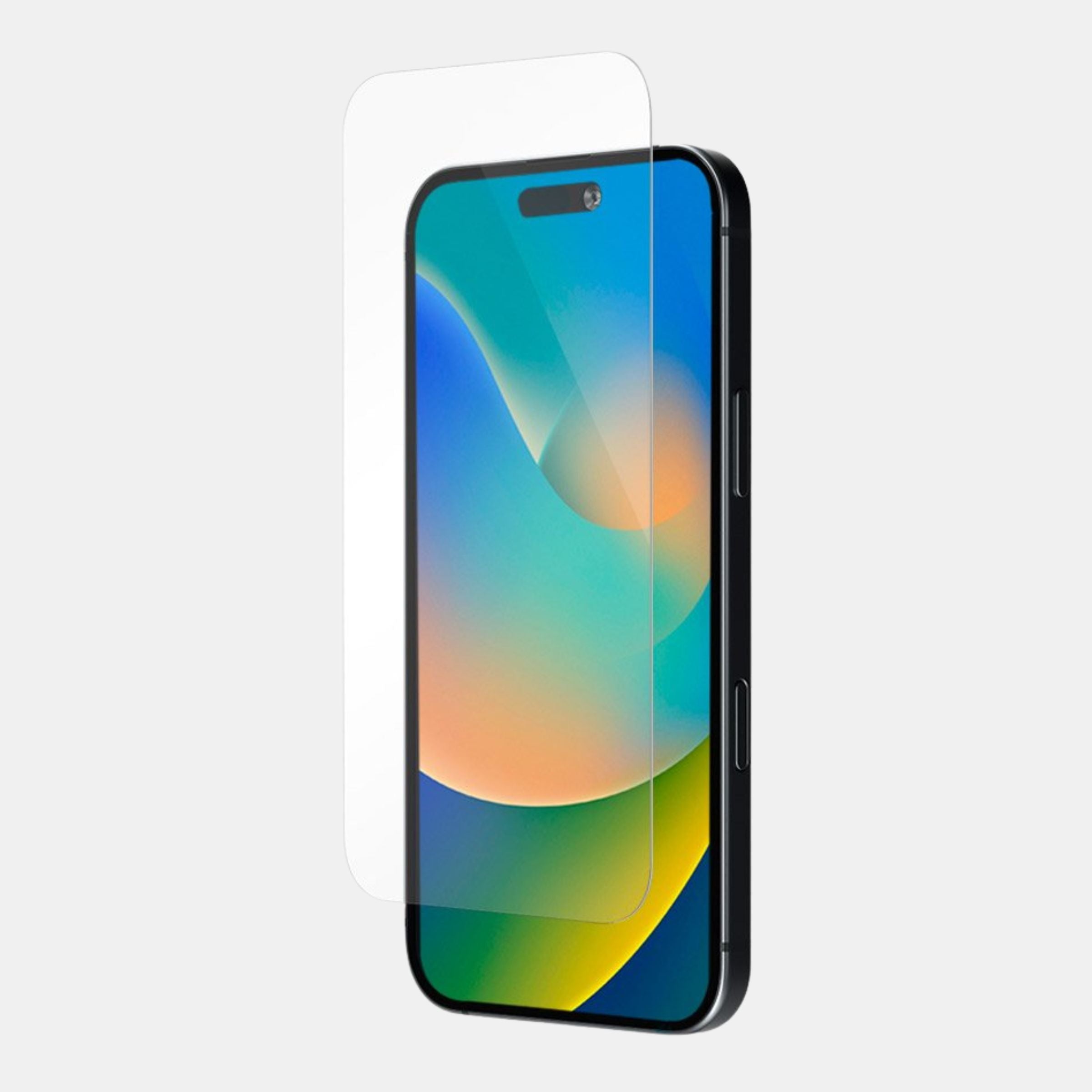 Bubble-free install demonstration of Ultra Clear screen protector on iPhone 15 Plus