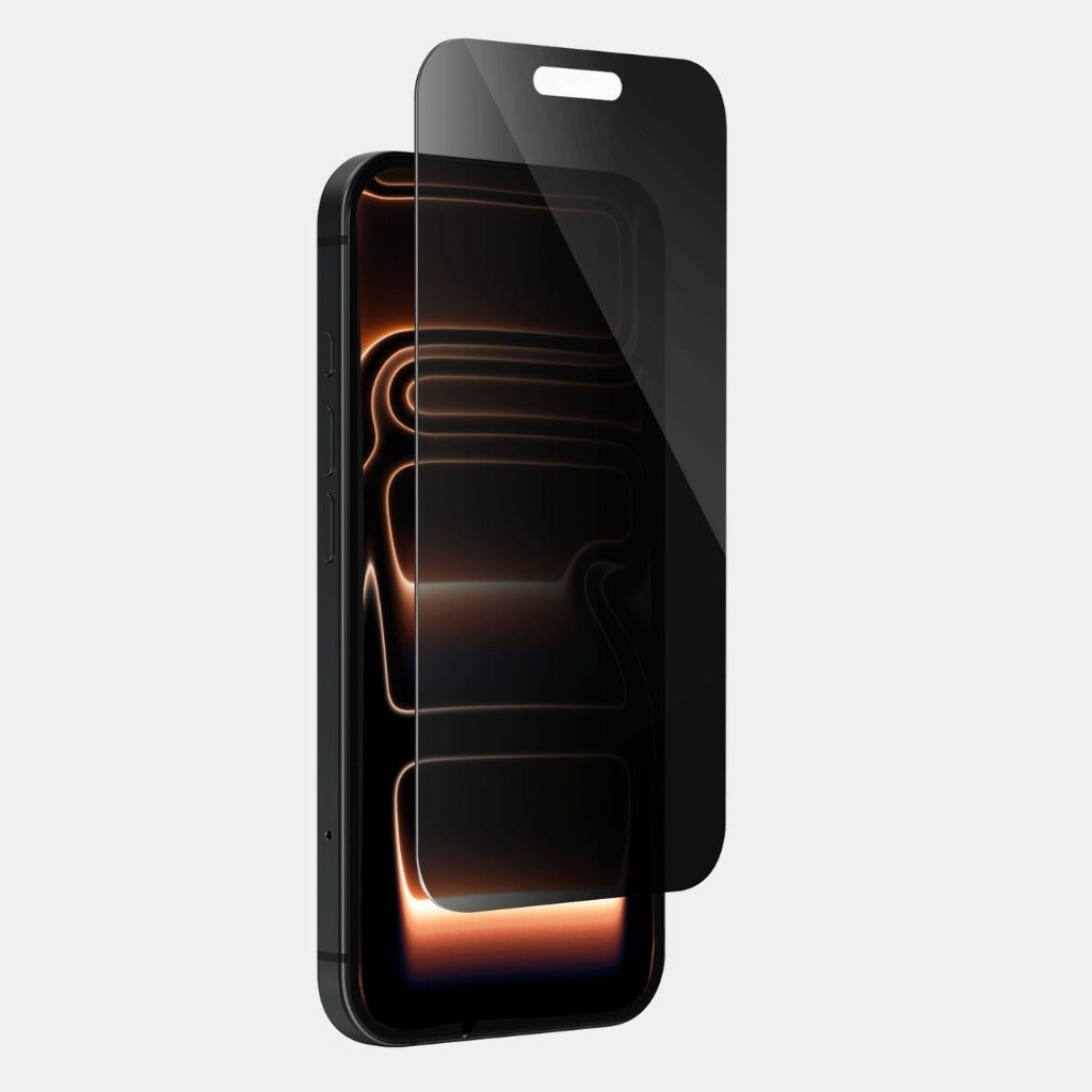 iPhone 17 privacy screen protector – Elite Privacy glass blocking side views