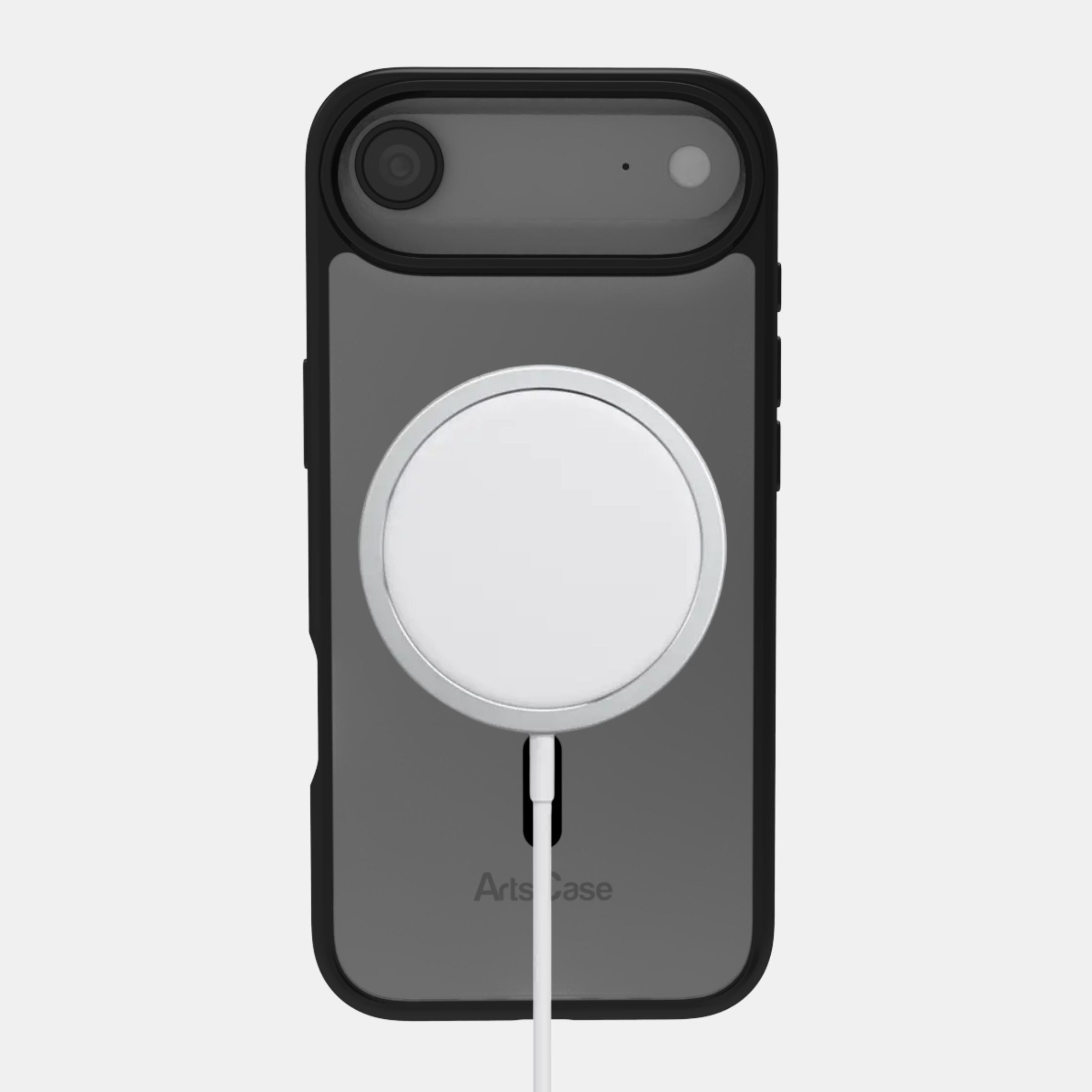 Crystal clear case protecting iPhone 17 Air from scratches