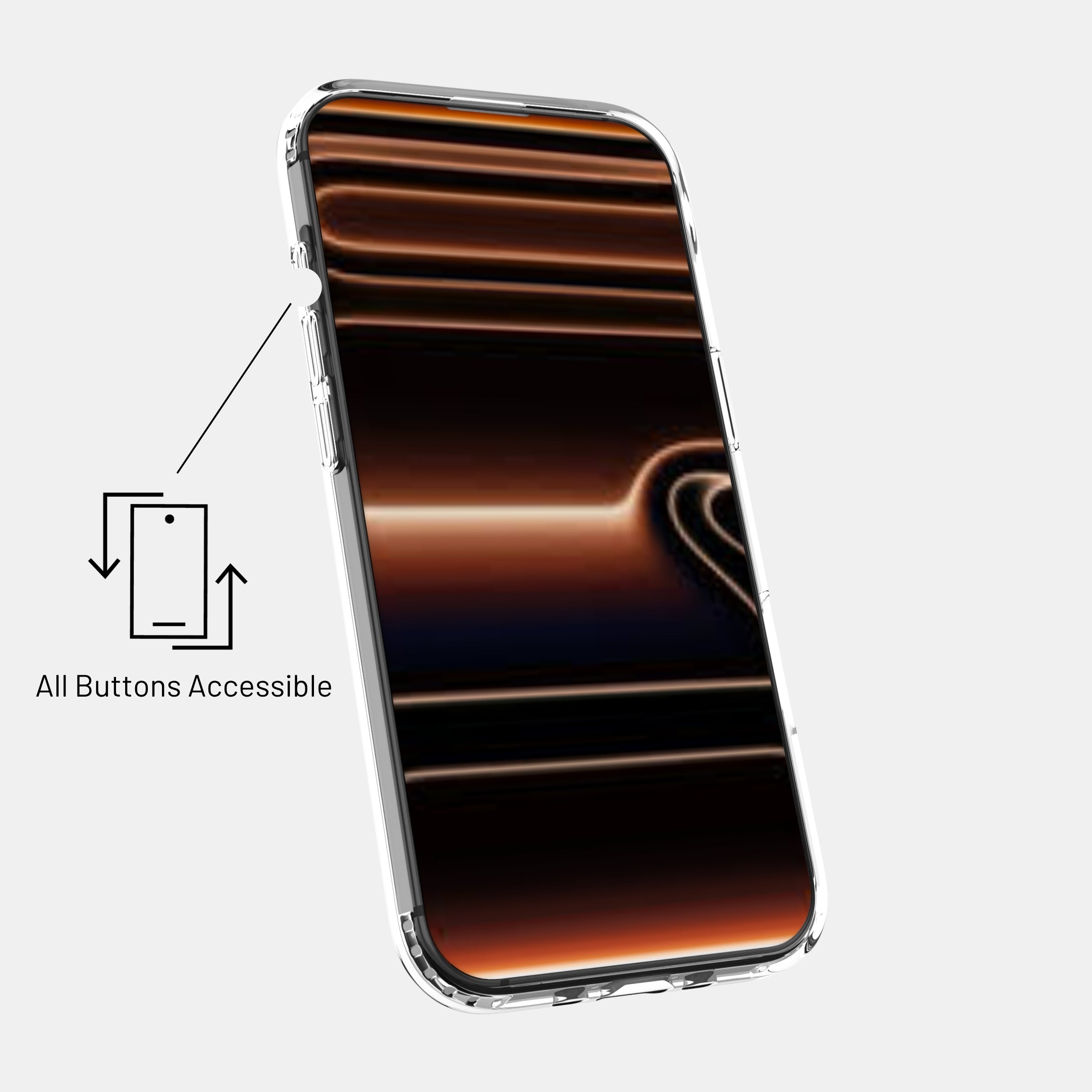 Drop-tested hybrid clear case with reinforced corners for iPhone 17 Air