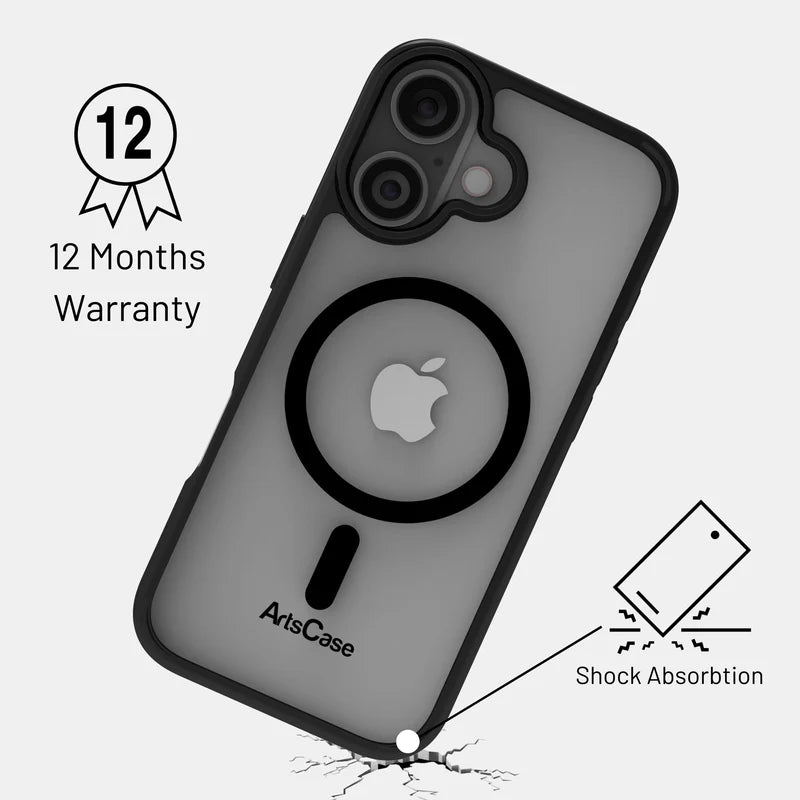 Transparent anti-yellowing material keeping iPhone 17 case crystal clear