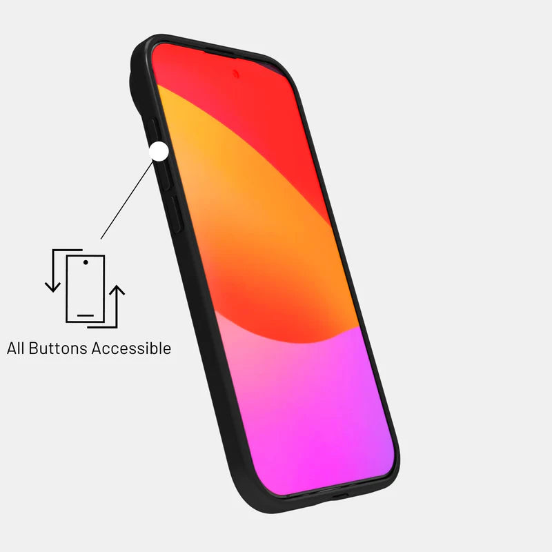 Case-friendly clear MagSafe case compatible with screen protectors