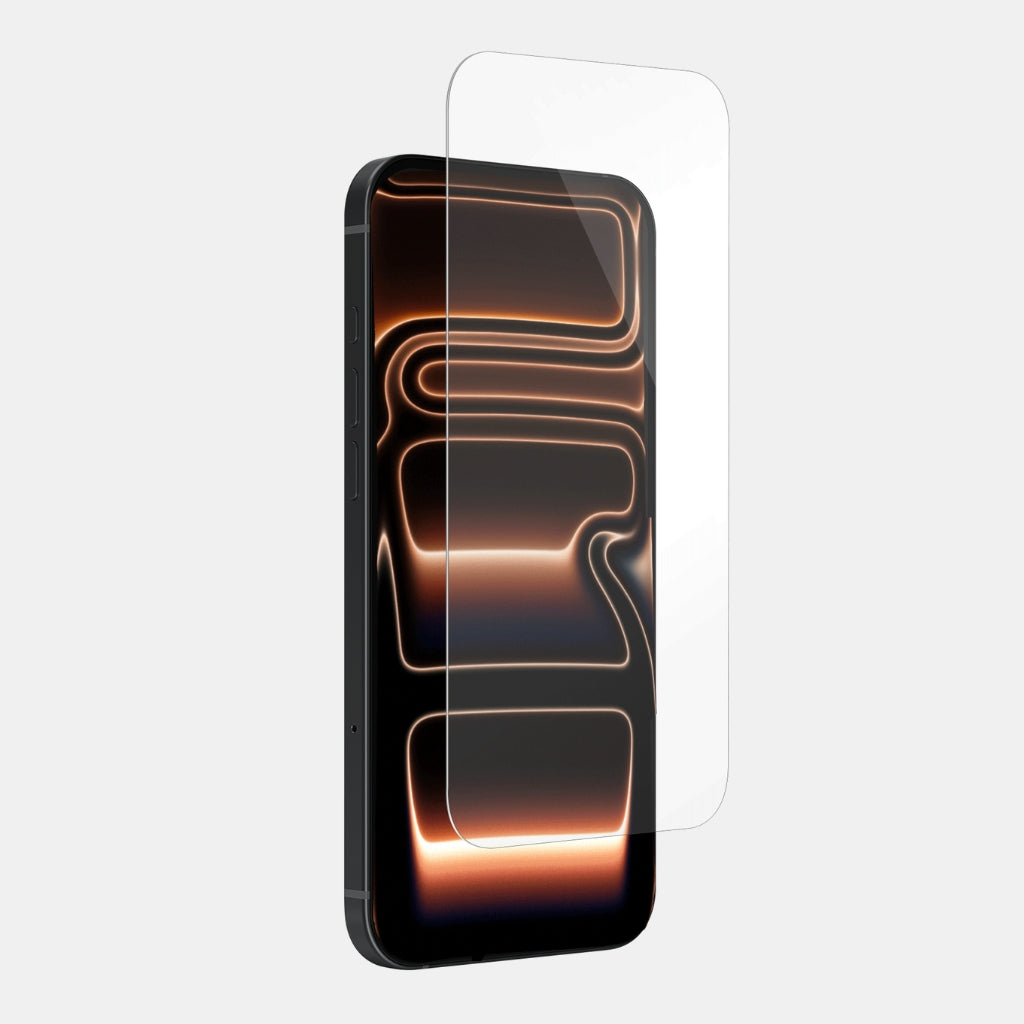 iPhone 17 Pro with Ultra Clear Strong Shield protector installed
