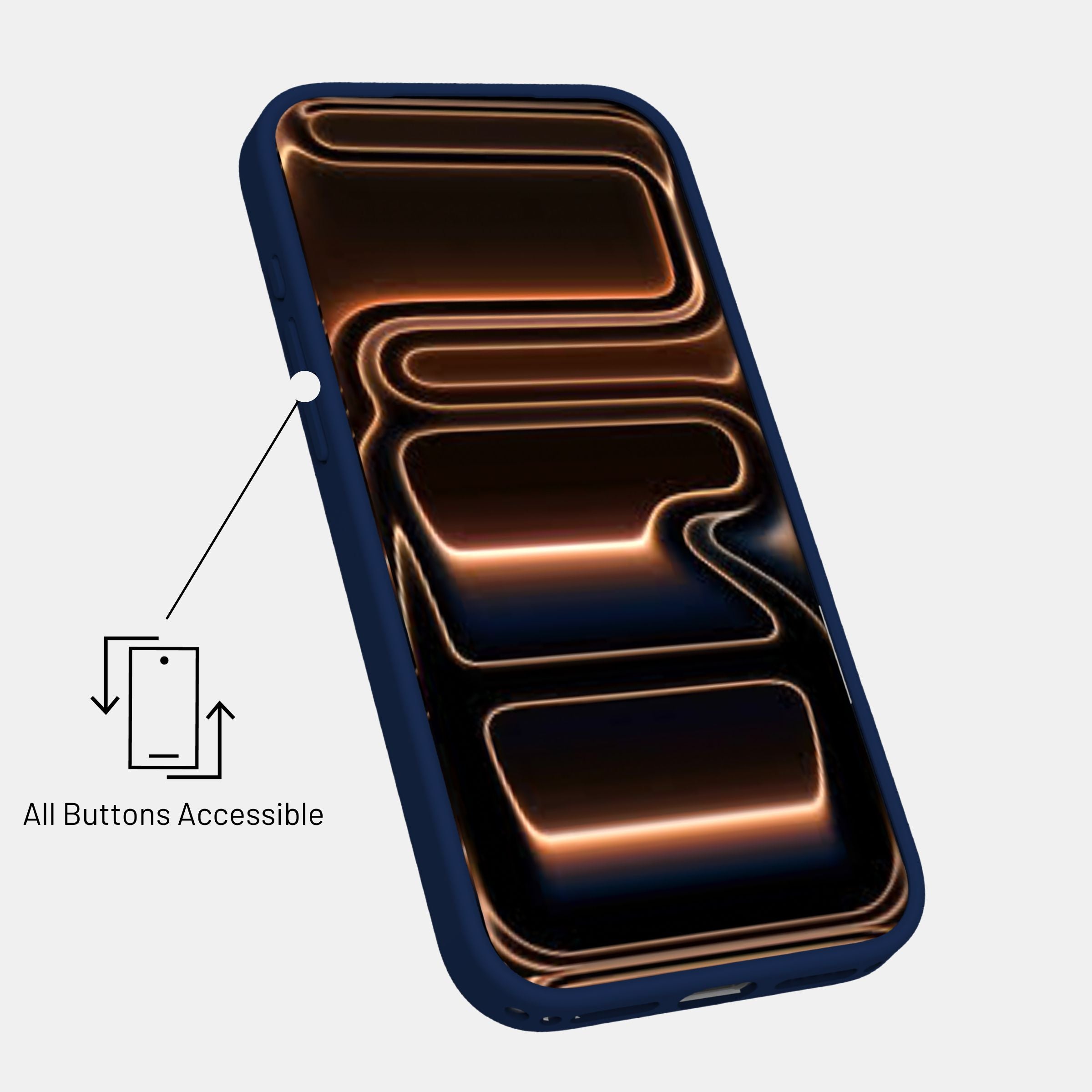 MagSafe charging alignment with built-in magnets in clear case
