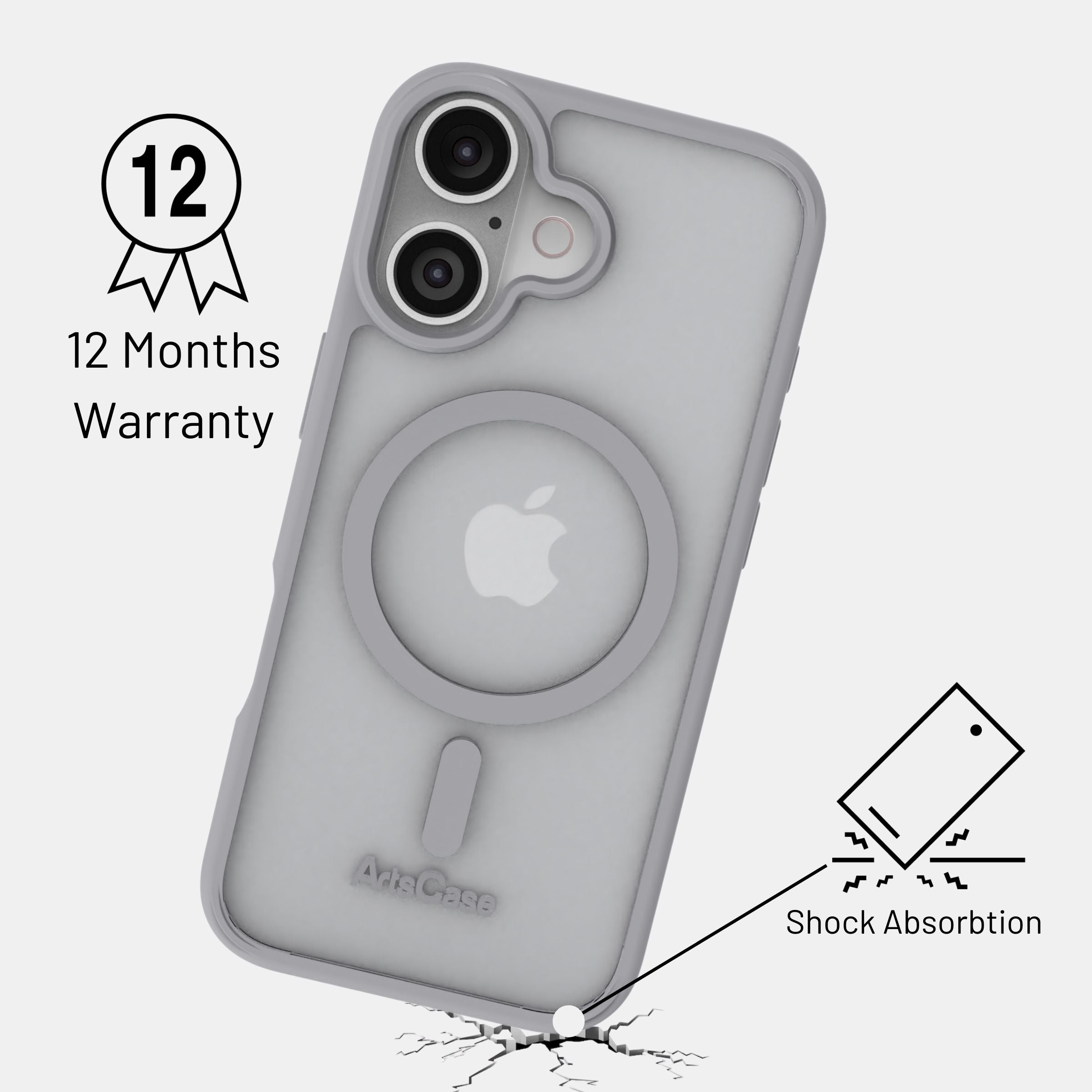 iPhone 17 Color Full Case with MagSafe – Impact Hybrid