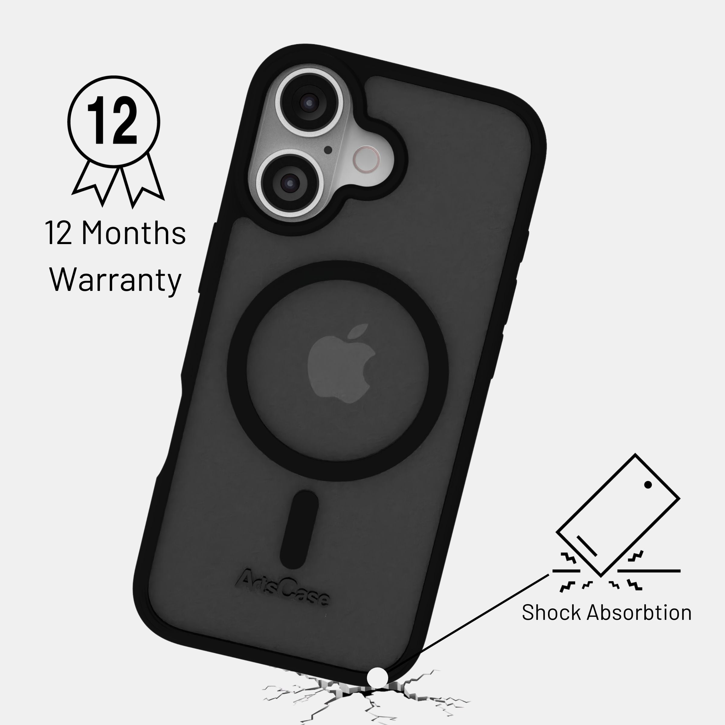 iPhone 17 Color Full Case with MagSafe – Impact Hybrid