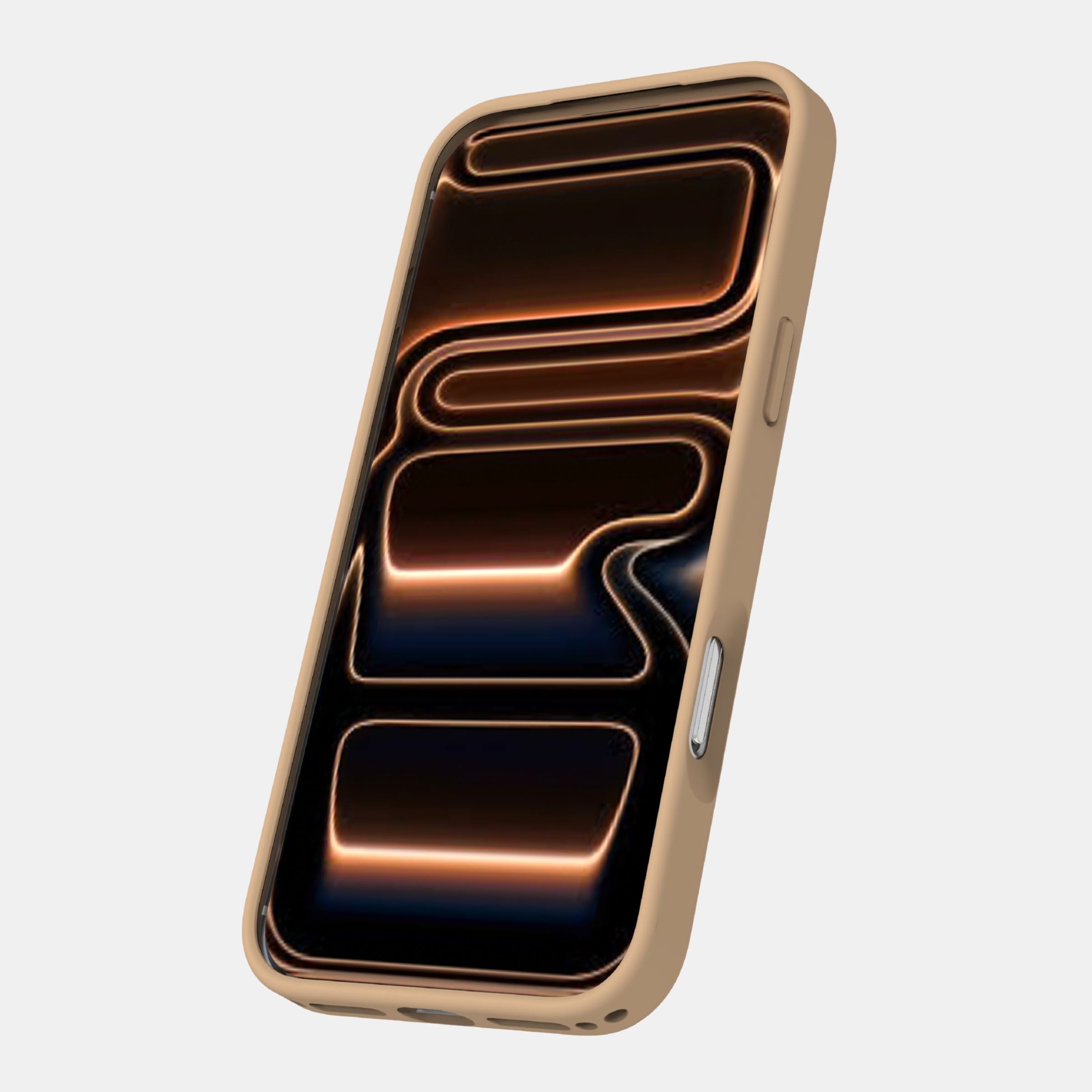 Scratch-resistant transparent case showcasing iPhone 17 Pro