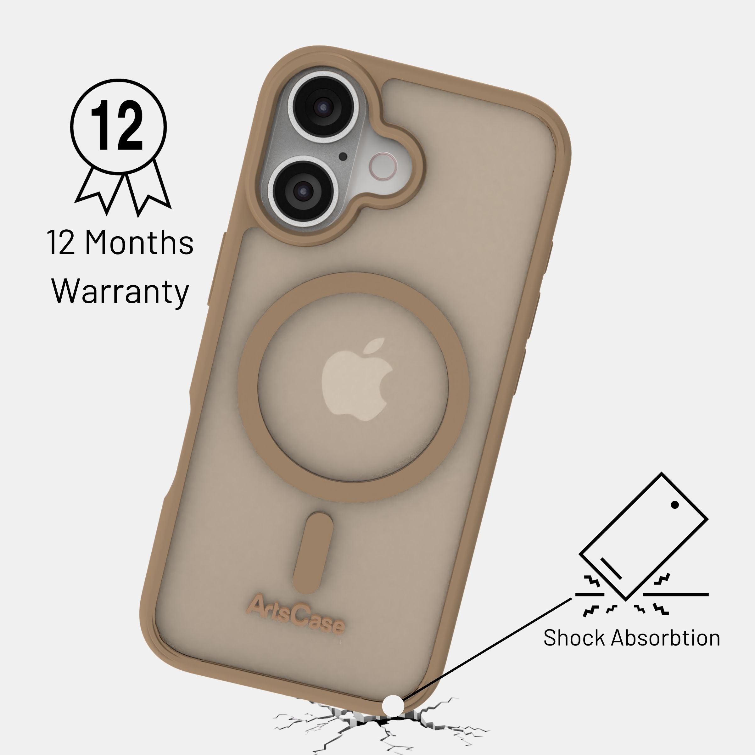 iPhone 17 Color Full Case with MagSafe – Impact Hybrid