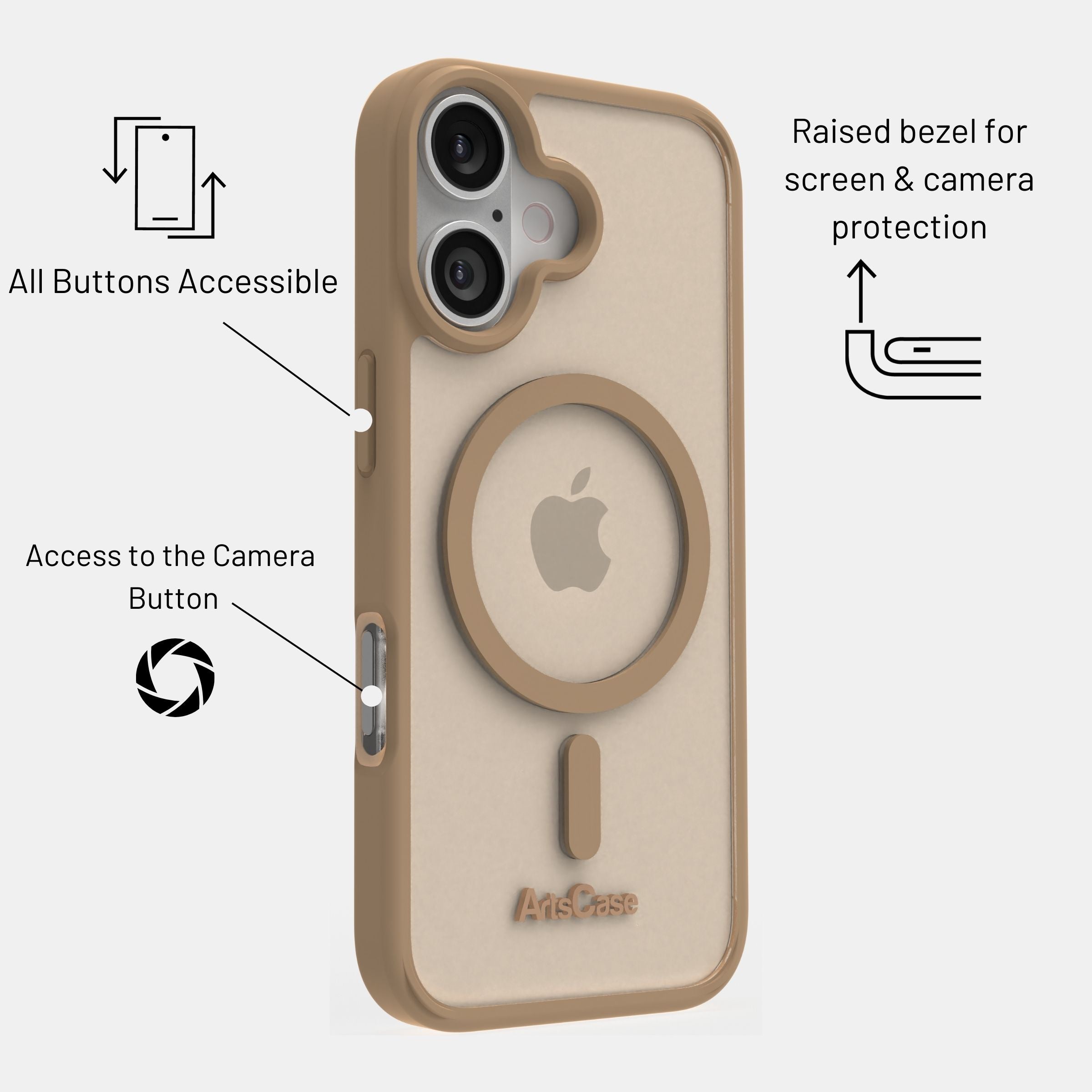 iPhone 17 Color Full Case with MagSafe – Impact Hybrid