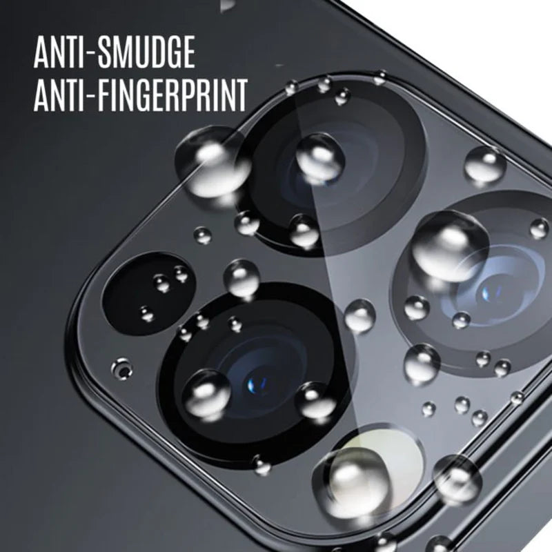 Scratch-resistant glass protecting iPhone 13 Pro triple-lens system