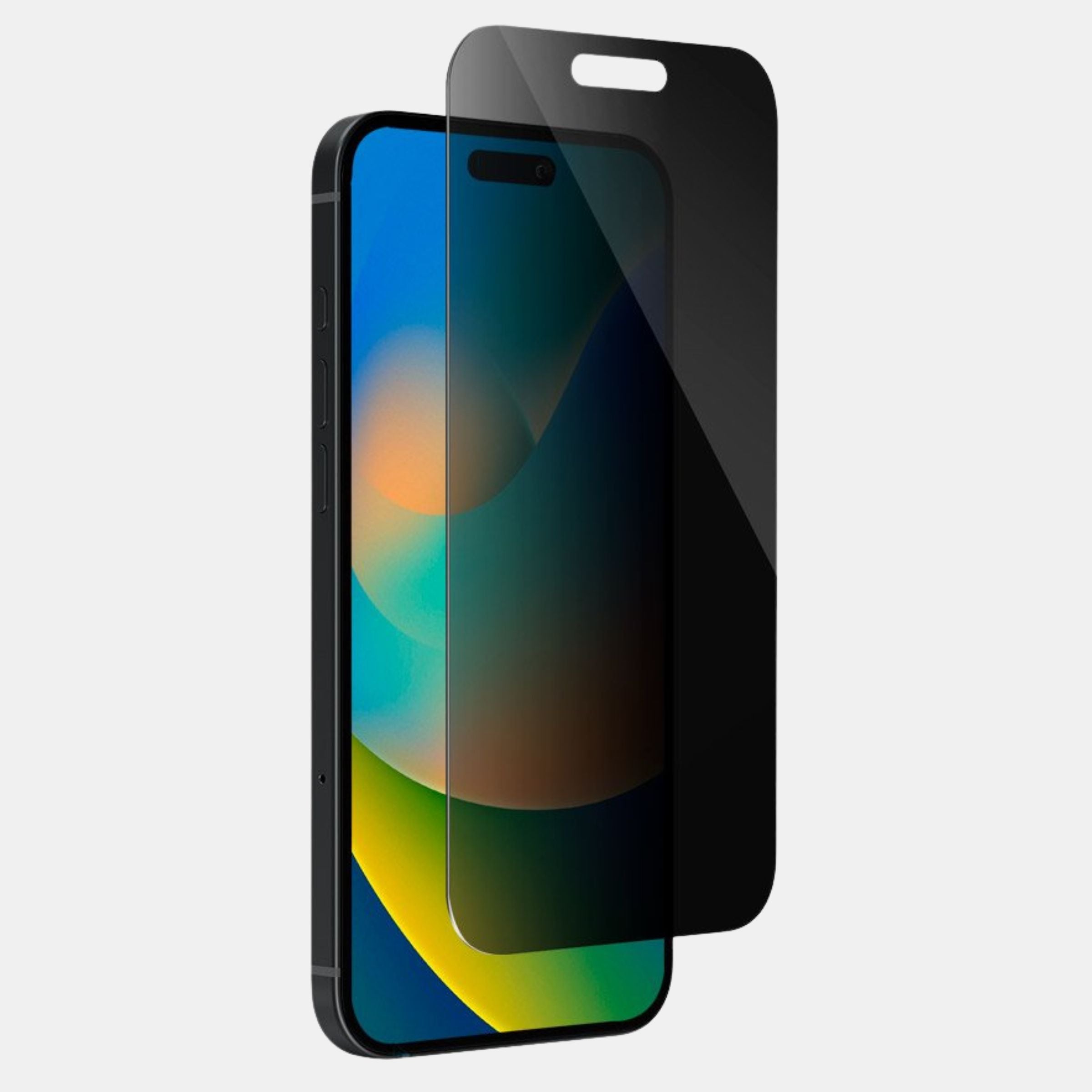 iPhone 15 Plus with Elite Privacy glass installed