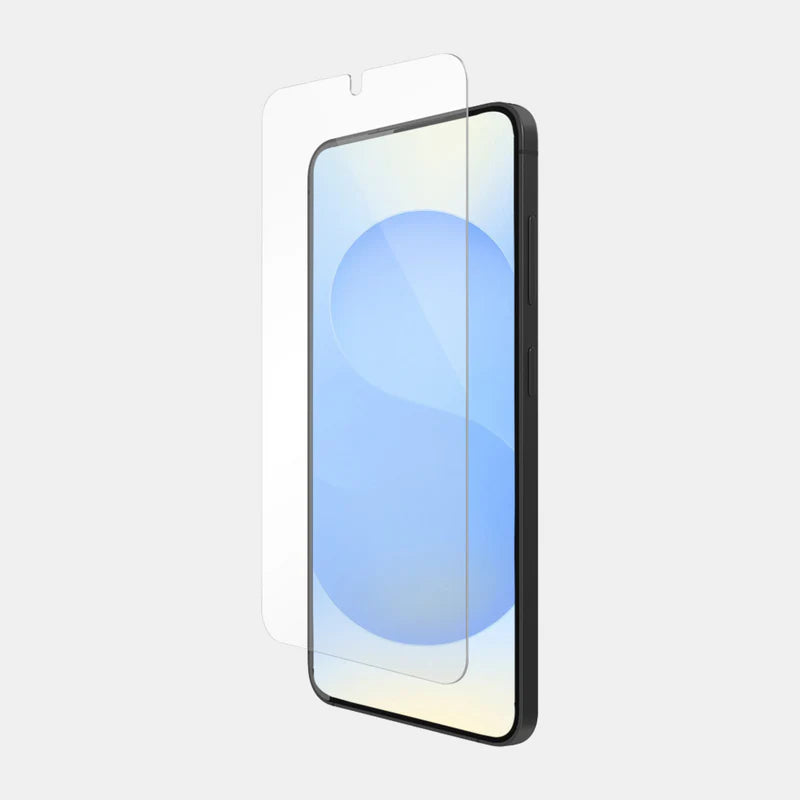 Bubble-free install demonstration of Ultra Clear screen protector on Samsung Galaxy S25