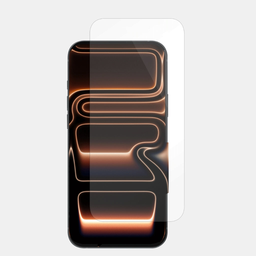 Ultra-thin Strong Shield screen protector maintaining touch sensitivity on iPhone 17 Pro