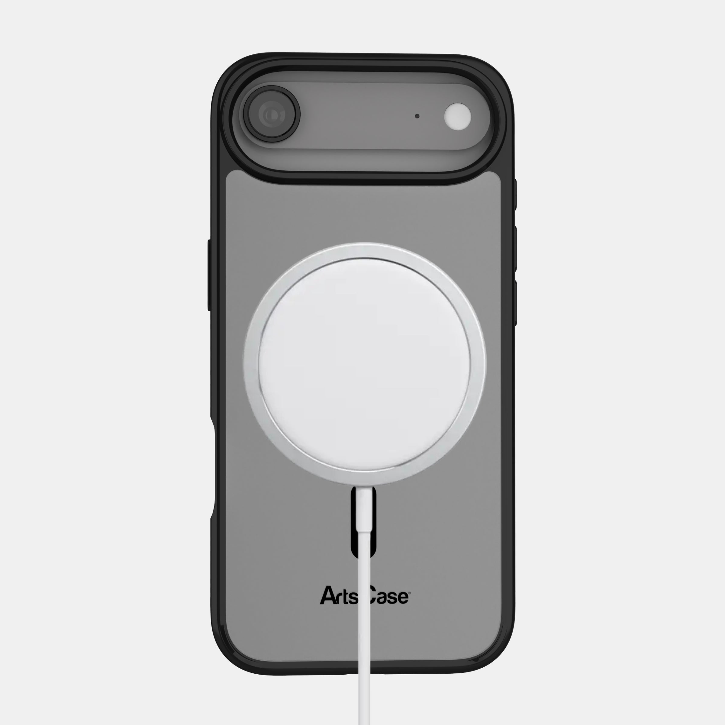 Crystal clear case protecting iPhone 17 Air from scratches
