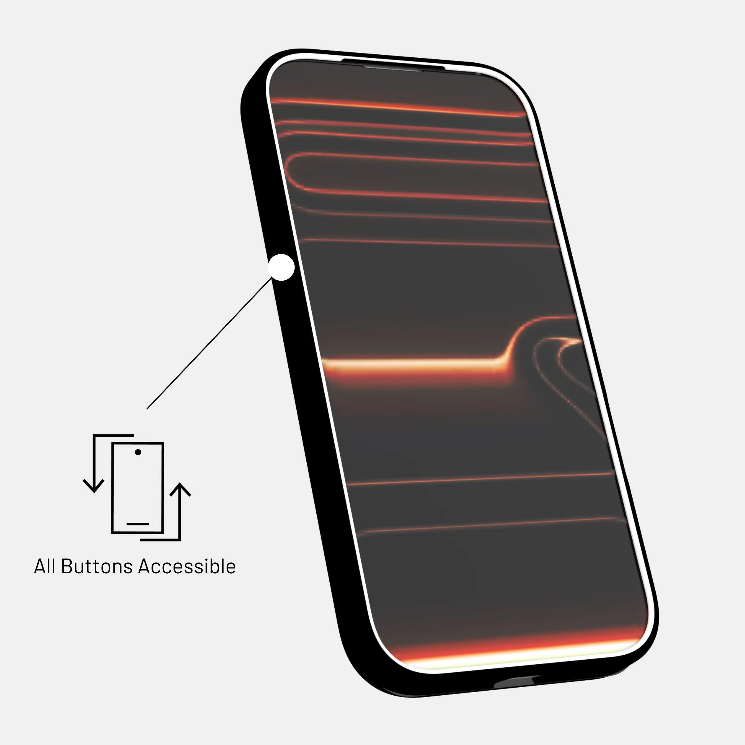 Transparent anti-yellowing material keeping iPhone 17 Pro case crystal clear