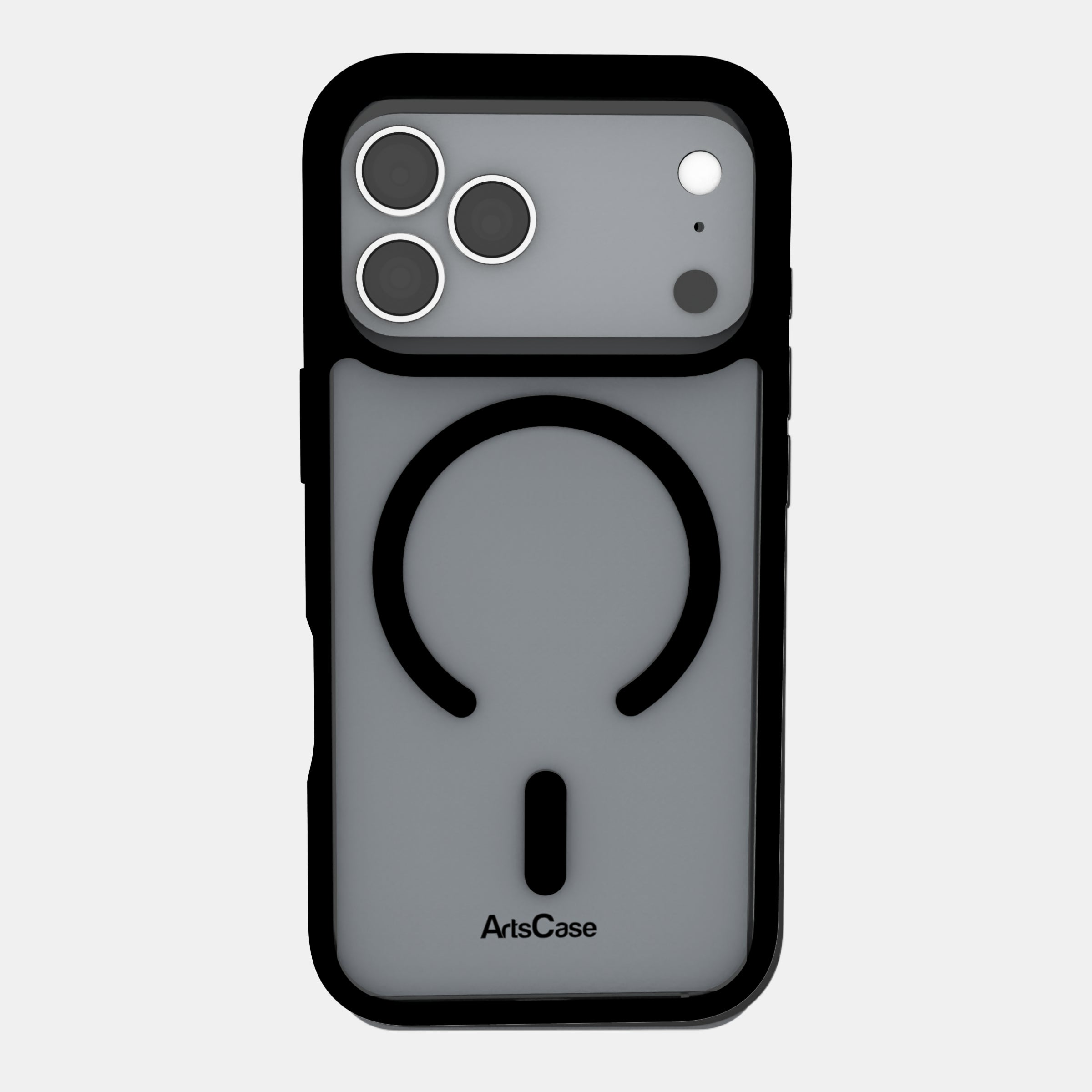 Scratch-resistant transparent case showcasing iPhone 17 Pro Max color