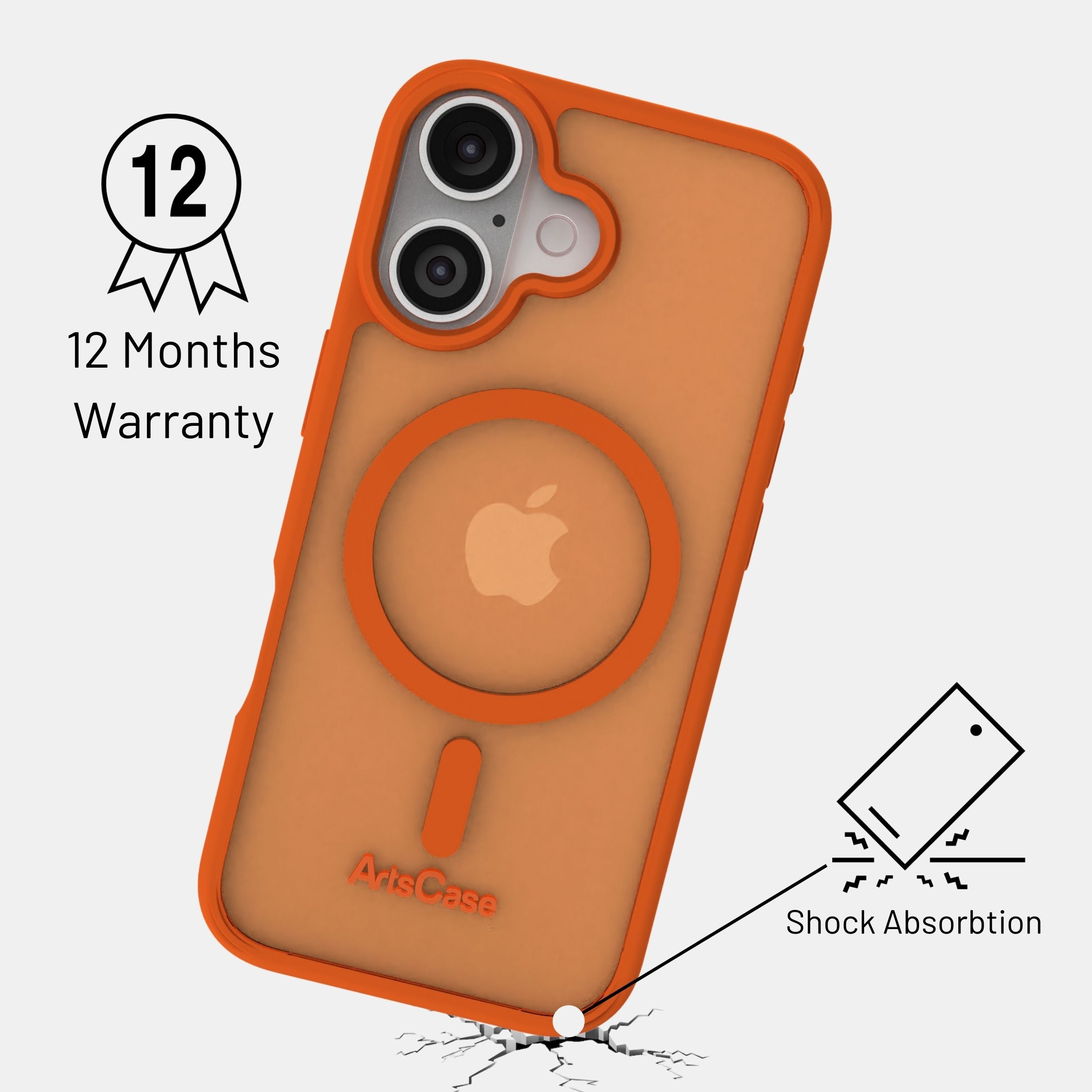 iPhone 17 Color Full Case with MagSafe – Impact Hybrid