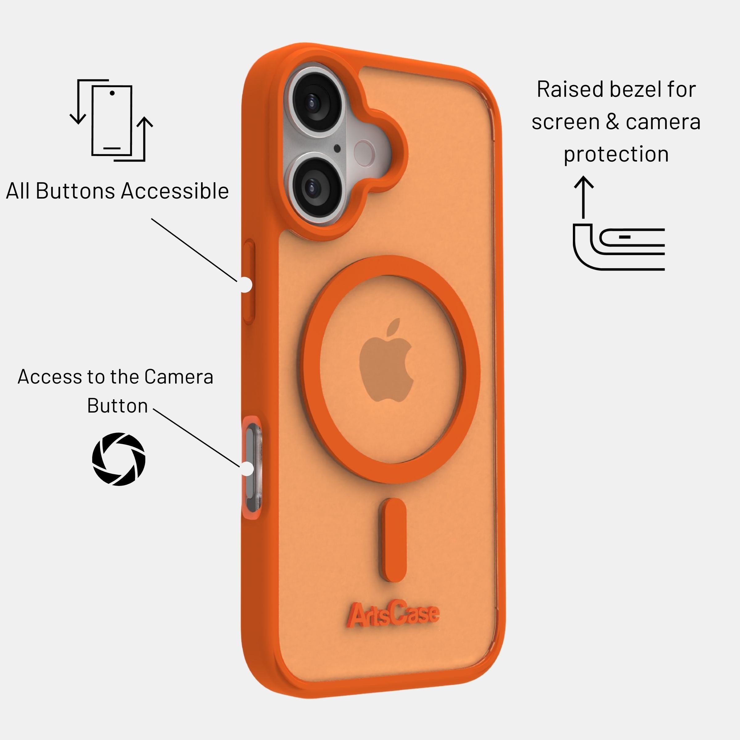 iPhone 17 Color Full Case with MagSafe – Impact Hybrid