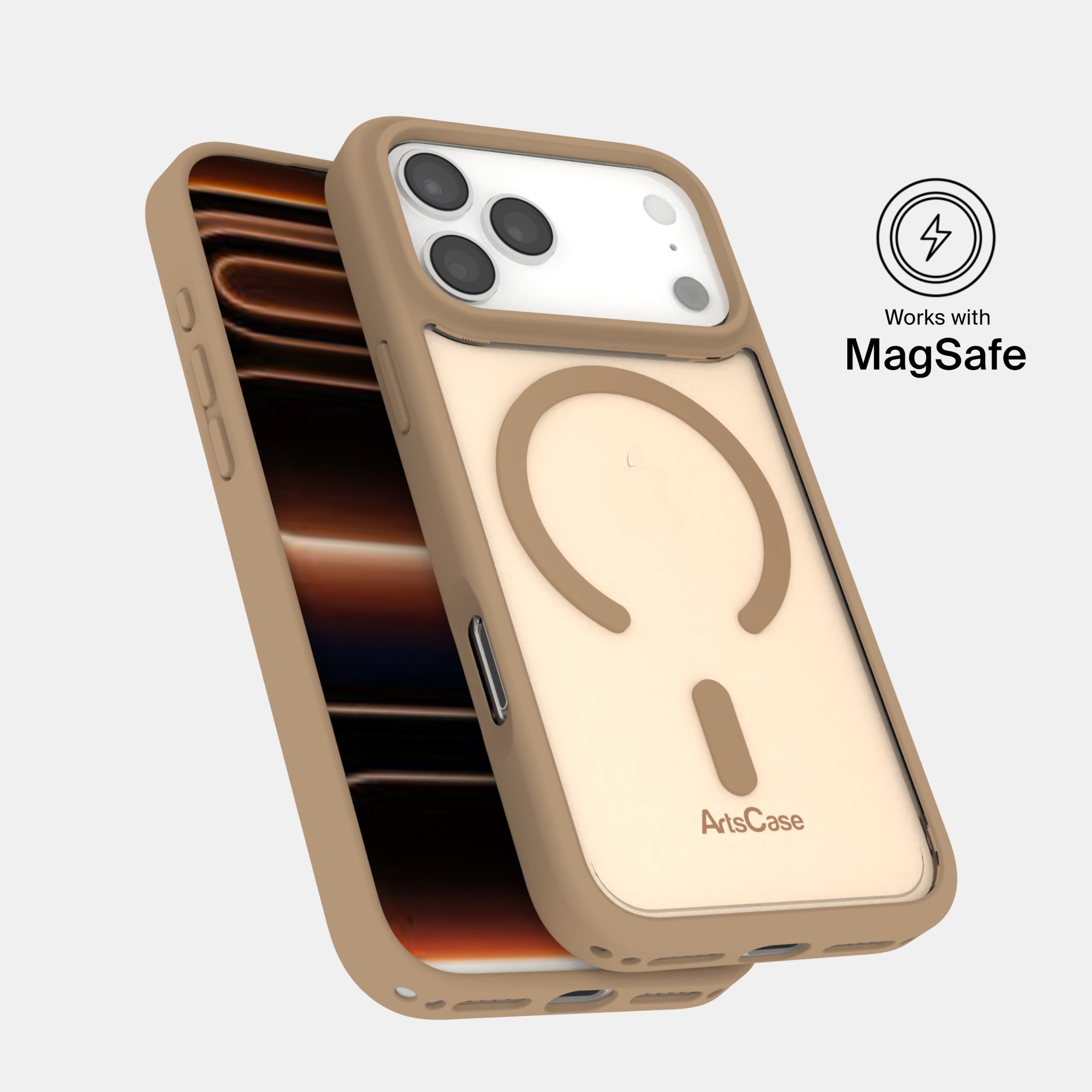 Drop-tested hybrid clear case with reinforced corners for iPhone 17 Pro Max