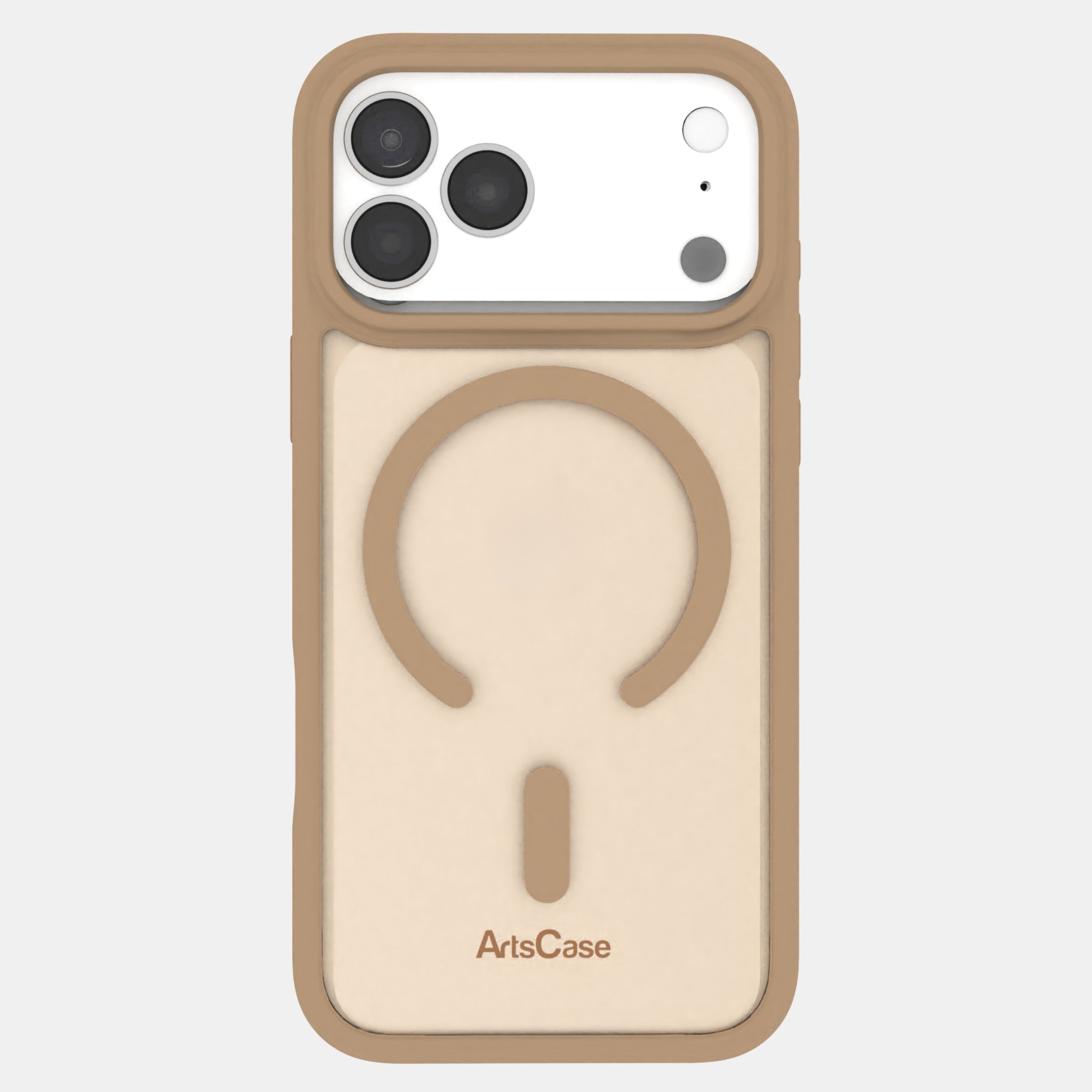 iPhone 17 Pro Max with slim clear MagSafe case installed