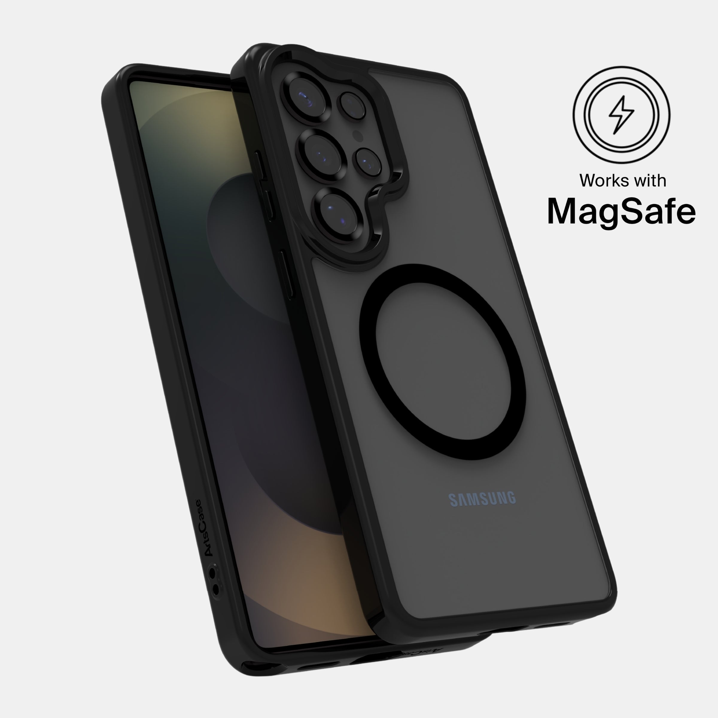 Case-friendly clear MagSafe case compatible with screen protectors