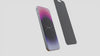 In-hand view of iPhone 17 Air with Elite Privacy glass installed