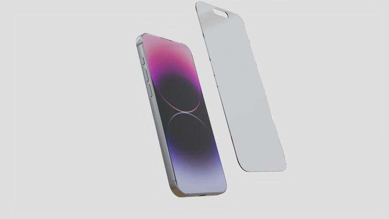 Before-and-after clarity comparison with Ultra Clear protector